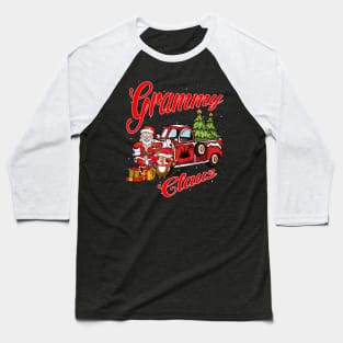 Grammy Claus Santa Car Christmas Funny Awesome Gift Baseball T-Shirt